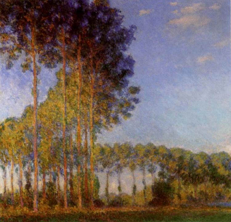 Claude Monet Poplars on the banks of the River Epte